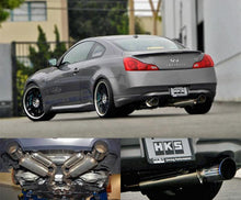 Load image into Gallery viewer, HKS 08 Infiniti G37 Coupe Dual Hi-Power Titanium Tip Catback Exhaust - Corvette Realm