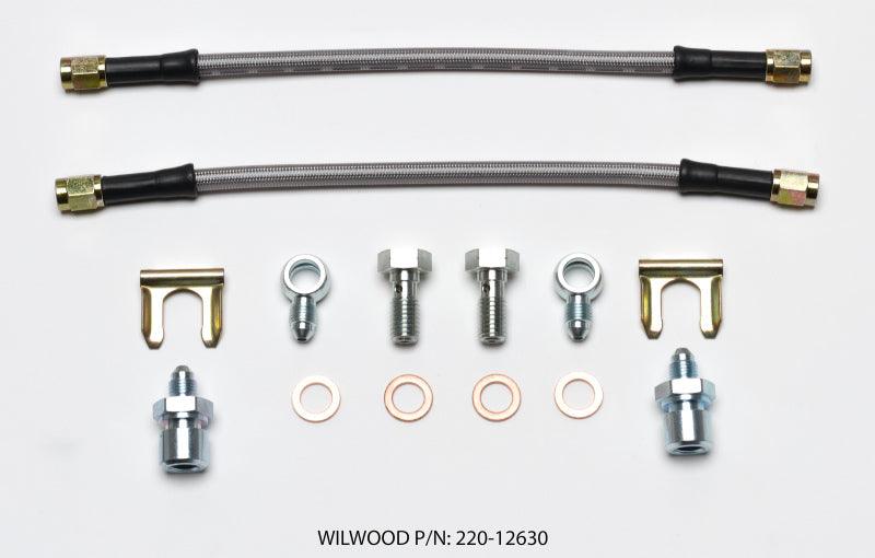 Wilwood Flexline Kit D52 Caliper 10in w/ Banjo 10mm -3/8-24 Chassis - Corvette Realm