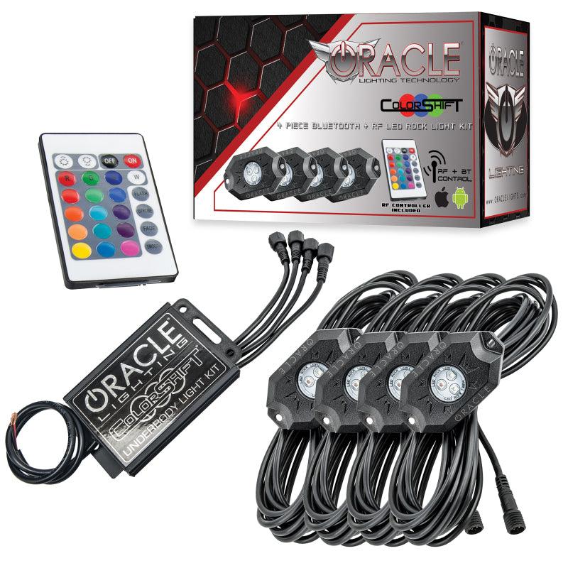 Oracle Bluetooth + RF Underbody Rock Light Kit - 4 PCS - ColorSHIFT - Corvette Realm