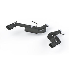 MBRP 16-19 Chevrolet Camaro 2.5in Black Coated Non NPP Axle Back Exhaust System - 4in Dual Wall Tips - Corvette Realm