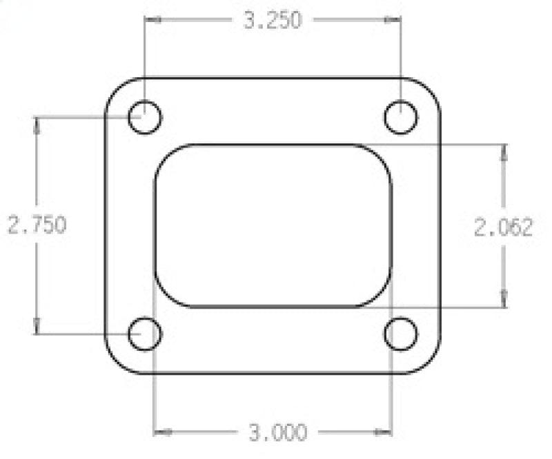 Cometic Turbo FLG T4 Garrett Exh Inlet .010in Exhaust Gasket - Corvette Realm