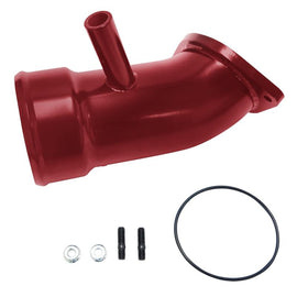 Wehrli 17-19 Chevrolet 6.6L L5P Duramax 3.5in Intake Horn w/PCV Port - WCFab Red - Corvette Realm