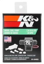 Load image into Gallery viewer, K&amp;N Performance Electric Fuel Pump 9-11.5 PSI Diesel - Corvette Realm