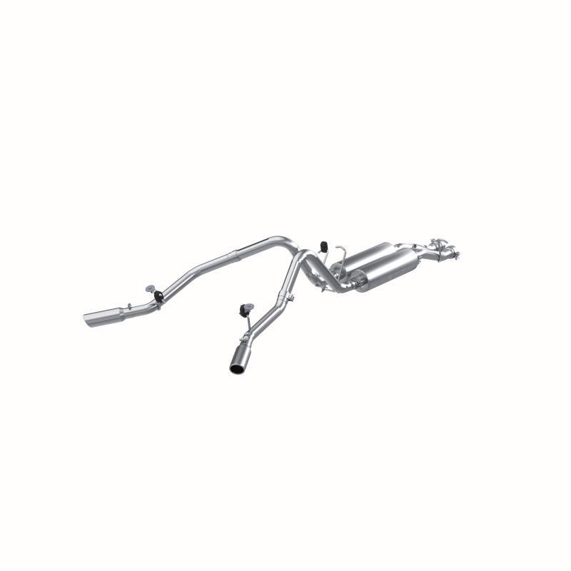 MBRP 2003-2007 Chev/GMC 2500 HD 6.0L CC-SB Cat Back Dual Split Side - Corvette Realm