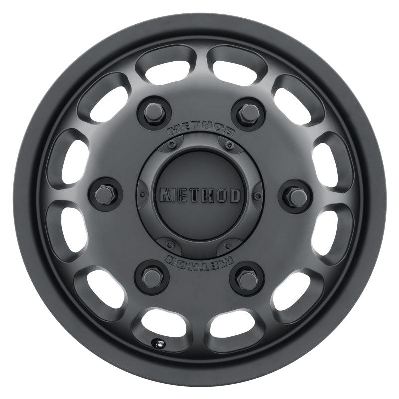 Method MR901 - FRONT 16x5.5 +117mm Offset 6x205 161.04mm CB Matte Black Wheel - Corvette Realm