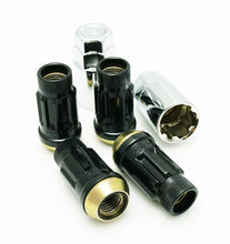 Load image into Gallery viewer, Wheel Mate Muteki SR45R Lug Nut Kit Lock Set 12x1.5 45mm - Black - Corvette Realm