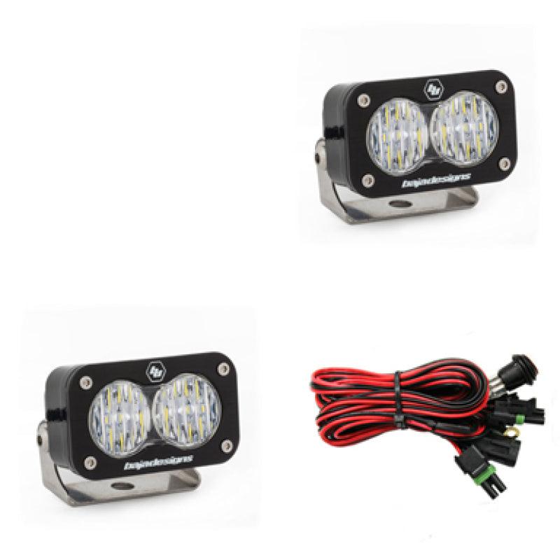 Baja Designs S2 Pro Series LED Light Pods Wide Cornering Pattern - Pair - Corvette Realm