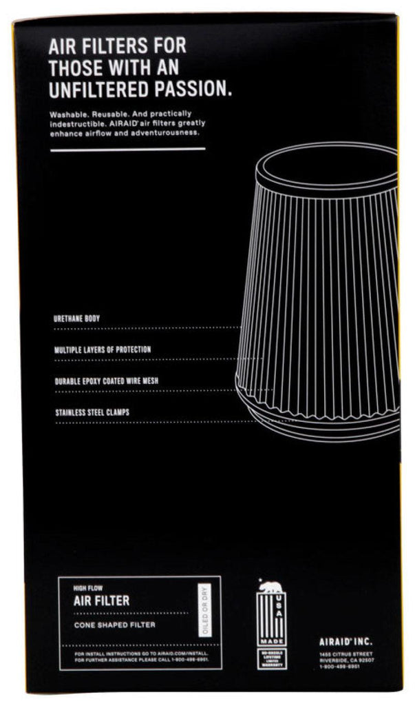 Airaid Universal Air Filter - Cone 3 1/2 x 6 x 4 5/8 x 9 - Corvette Realm
