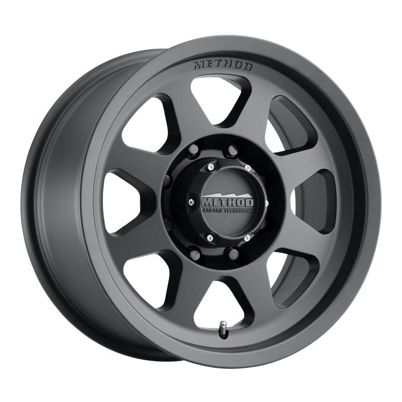 Method MR701 17x8.5 0mm Offset 8x6.5 130.81mm CB Matte Black Wheel - Corvette Realm