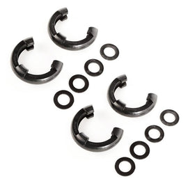 Rugged Ridge 3/4in Black D-Ring Isolator Kit - Corvette Realm