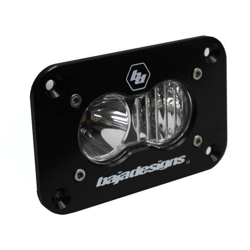 Baja Designs S2 Sport Flush Mount Driving Combo Pattern LED Work Light - Clear - Corvette Realm