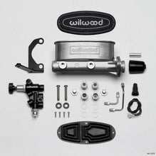 Load image into Gallery viewer, Wilwood HV Tandem M/C Kit w L/H Bracket &amp; Prop Valve - 1 1/8in Bore - Corvette Realm