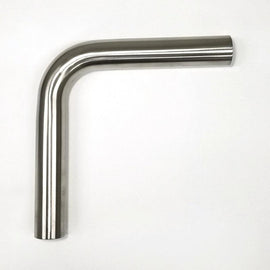 Stainless Bros 1.75in Diameter 1.5D / 2.62.0in CLR 90 Degree Bend 6.5in leg/6.5in leg Mandrel Bend - Corvette Realm