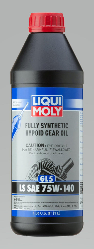 LIQUI MOLY 1L Fully Synthetic Hypoid Gear Oil (GL5) LS SAE 75W140 - Corvette Realm