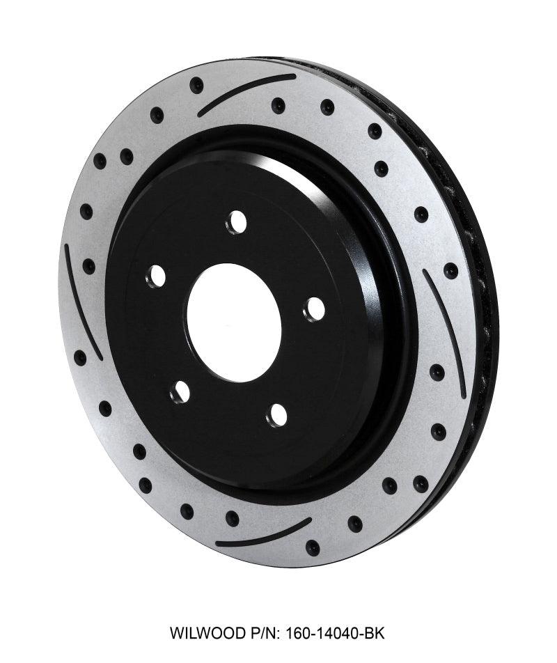 Wilwood Rotor-Rear-SRP-C5/C6 Vette-RH-BLK 12.00 x 1.03 - 5 x 4.75in - Corvette Realm