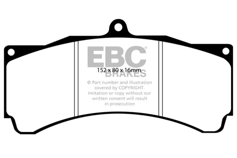 EBC Brakes Yellowstuff Performance Brake Pads - Corvette Realm