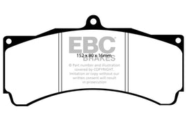 EBC Brakes Yellowstuff Performance Brake Pads - Corvette Realm