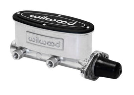 Wilwood High Volume Tandem Master Cylinder - 1 1/8in Bore Ball Burnished - Corvette Realm