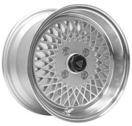 Enkei92 Classic Line 15x7 38mm Offset 4x100 Bolt Pattern Silver Wheel - Corvette Realm