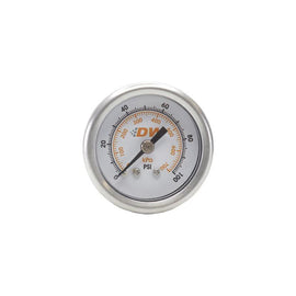 DeatschWerks 0-100 PSI 1/8in NPT Mechanical Fuel Pressure Gauge 1.5in Diameter Black Housing - Corvette Realm