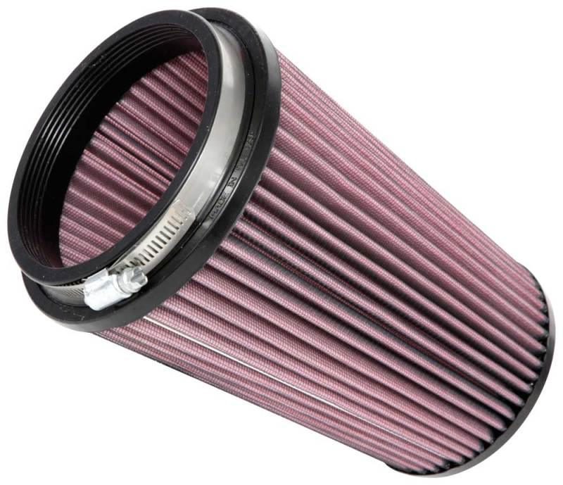 K&N Universal Clamp-On Air Filter 4-1/2in FLG / 5-7/8in B / 4-1/2in T / 8-3/8in H - Corvette Realm