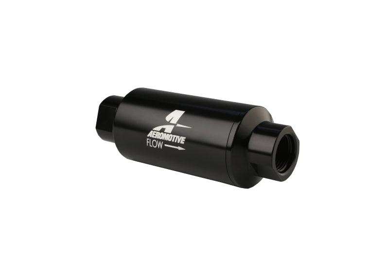 Aeromotive In-Line Filter - AN-10 - Black - 10 Micron - Corvette Realm