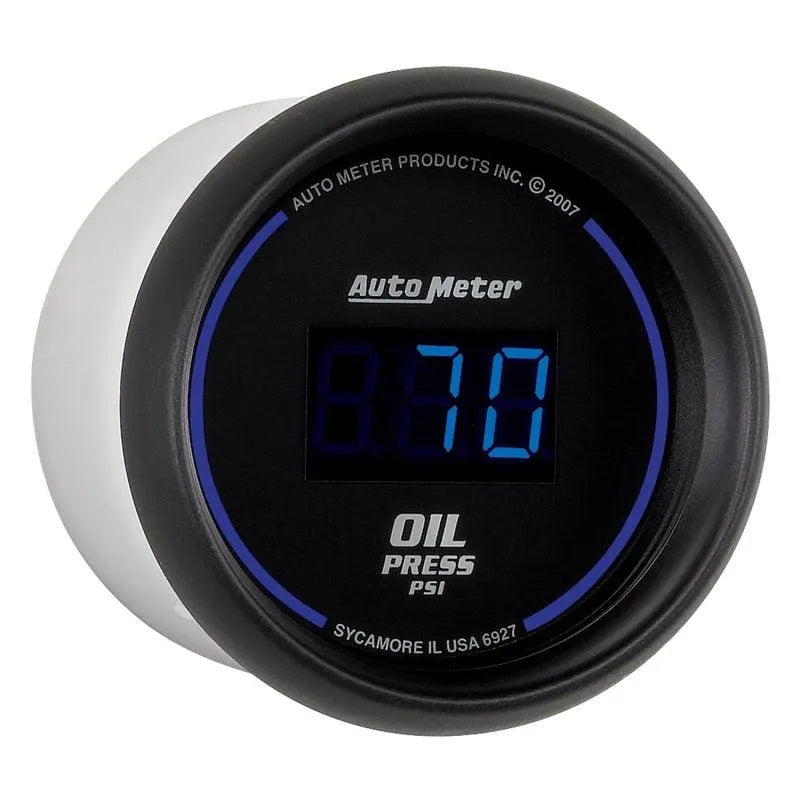 Autometer Cobalt Digital 52.4mm Black 0-100psi Oil Pressure Gauge - Corvette Realm