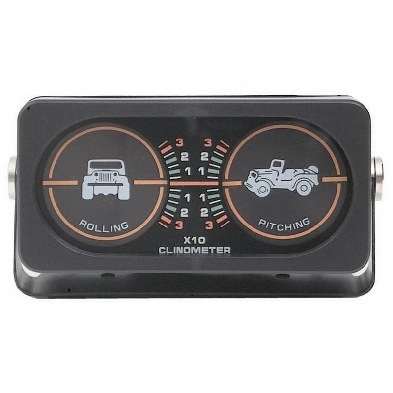 Rampage 1999-2019 Universal Clinometer - Black - Corvette Realm