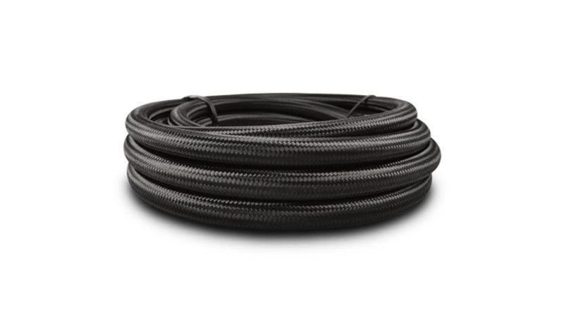 Vibrant Black Nylon Braided Flex Hose AN -10 Hose ID 0.56in (150ft Roll) - Corvette Realm