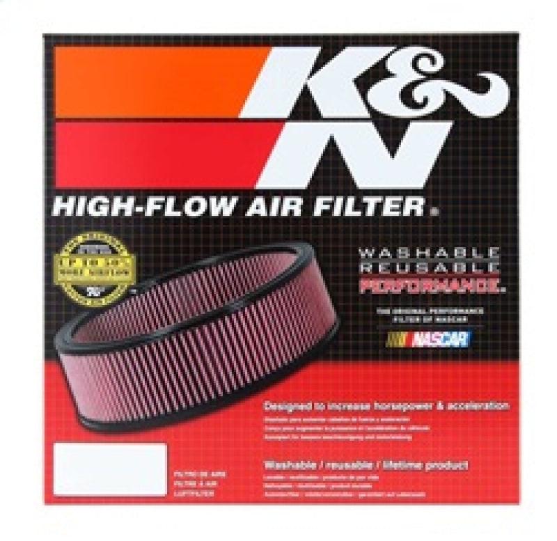 K&N Replacement Air Filter Round 11in OD 9-1/4in ID 6in H - Corvette Realm