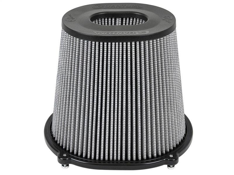 aFe Quantum Pro DRY S Air Filter Inverted Top - 5in Flange x 8in Height - Dry PDS - Corvette Realm