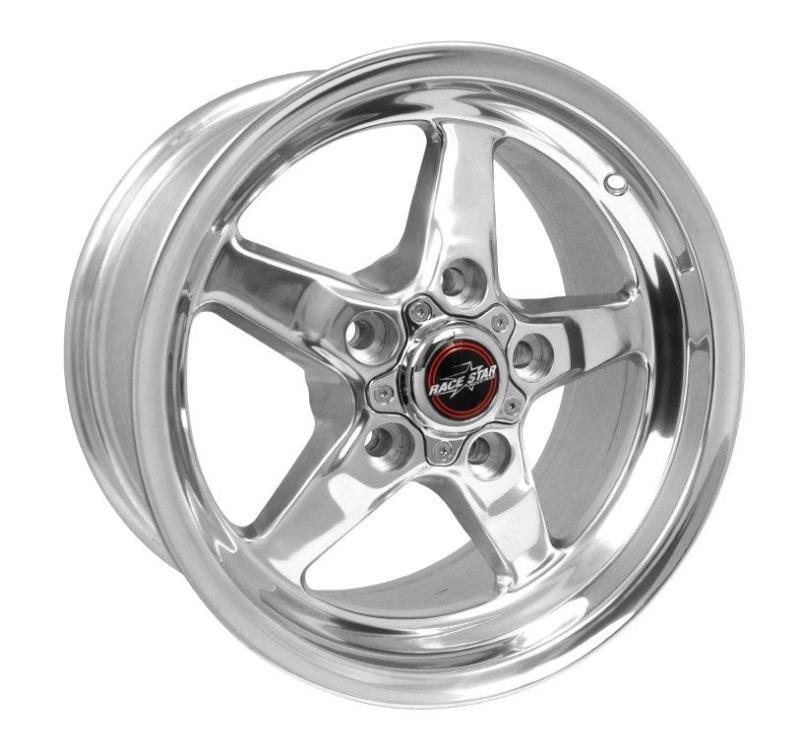 Race Star 92 Drag Star 15x8.00 5x4.50bc 5.25bs Direct Drill Polished Wheel - Corvette Realm