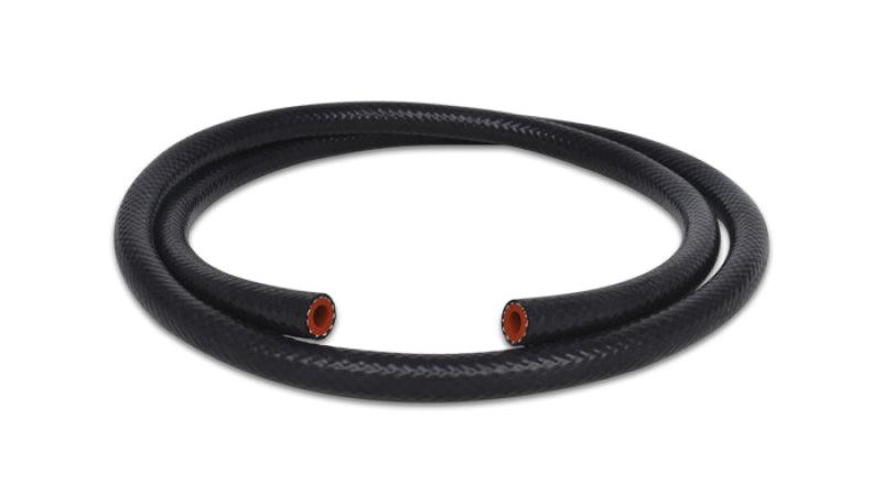 Vibrant 7/8in (22mm) I.D. x 20 ft. Silicon Heater Hose reinforced - Black - Corvette Realm