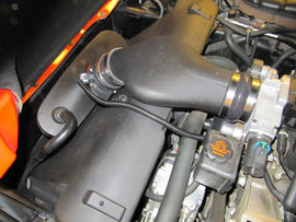 Airaid 01-04 Corvette C5 CAD Intake System w/ Tube (Dry / Red Media) - Corvette Realm