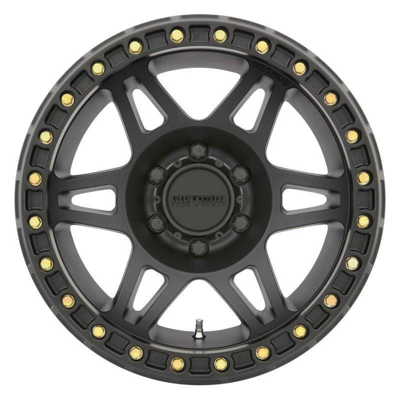 Method MR106 Beadlock 17x9 -44mm Offset 5x5 71.5mm CB Matte Black w/BH-H24125 Wheel - Corvette Realm