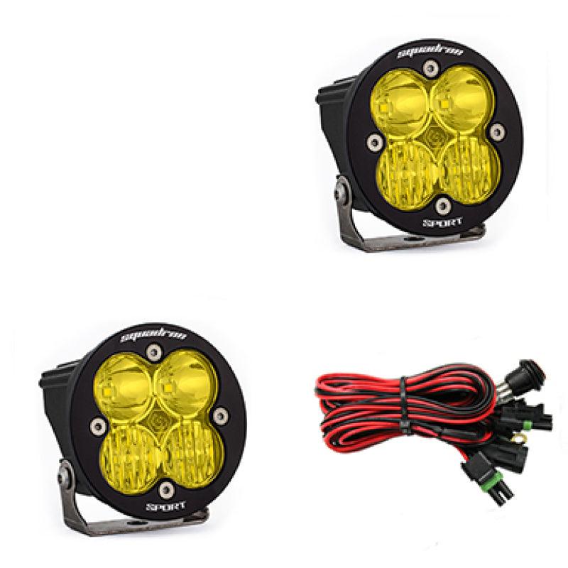 Baja Designs Squadron R Sport Driving/Combo Pair LED Light Pods - Amber - Corvette Realm