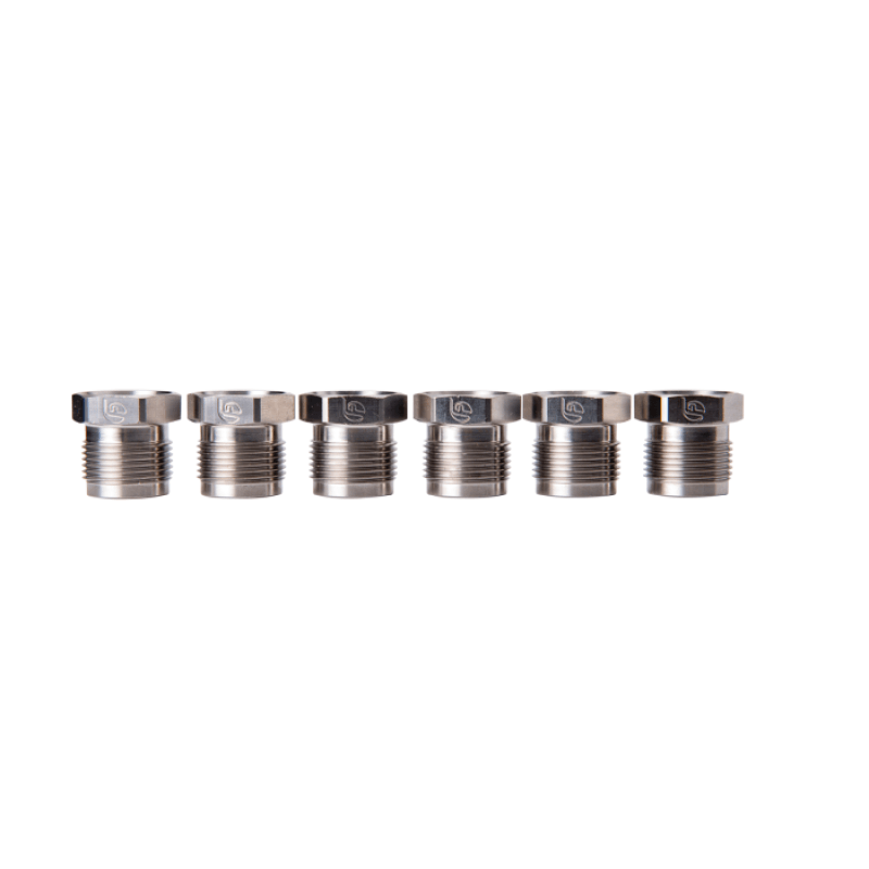 Fleece Performance 03-22 Dodge 2500/3500 5.9L/6.7L Stainless Steel Fuel Supply Tube Nuts - Corvette Realm