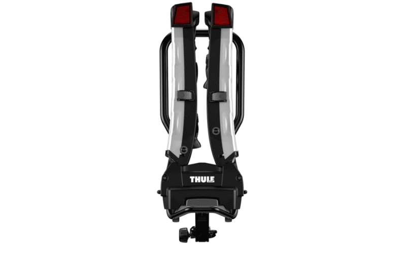 Thule EasyFold XT 2 - Fully Foldable Platform Hitch Bike Rack (Up to 2 Bikes) - Black/Silver - Corvette Realm