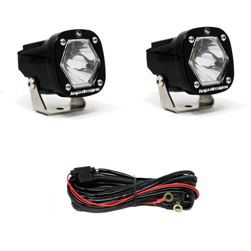 Baja Designs S1 Spot LED Light w/ Mounting Bracket Pair - Corvette Realm