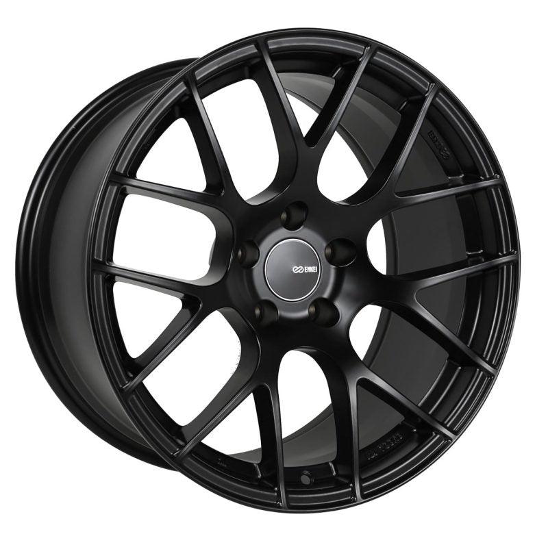 Enkei Raijin 19x9.5 35mm Offset 5x114.3 Bolt Pattern 72.6 Bore Dia Black Wheel - Corvette Realm