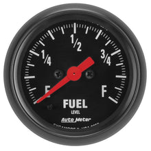 Load image into Gallery viewer, Autometer Z Series 0-280Ohm 2-1/16in. Programmable Fuel Level Gauge - Corvette Realm