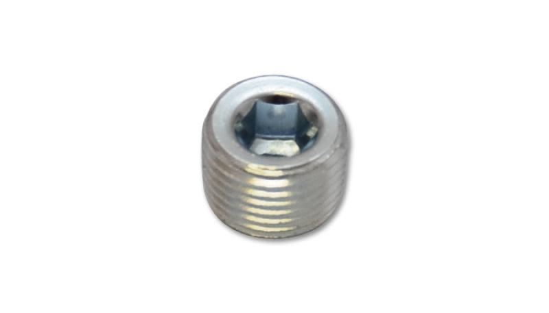 Vibrant 1/8in NPT Male Plug for EGT weld bung - Zinc Plated Mild Steel - Corvette Realm