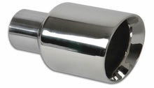 Load image into Gallery viewer, Vibrant 3.5in Round SS Exhaust Tip (Double Wall Angle Cut Beveled Outlet) - Corvette Realm