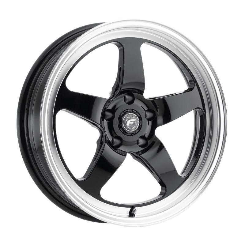 Forgestar D5 Drag 17x4.5 / 5x120.65 BP / ET-26 / 1.8in BS Gloss Black Wheel - Corvette Realm