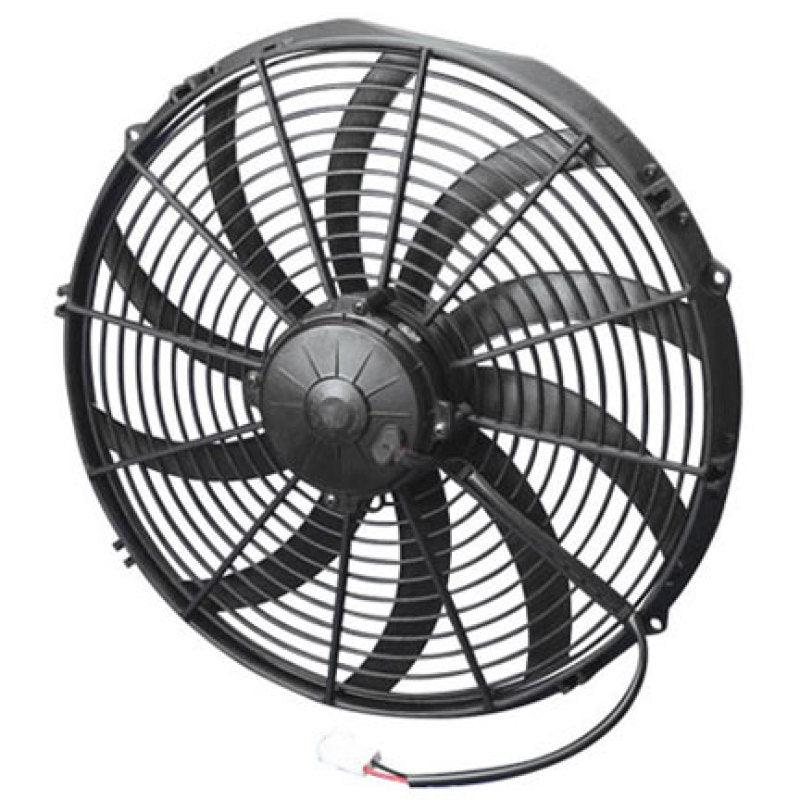 SPAL 2024 CFM 16in High Performance Fan - Pull/Curved (VA18-AP71/LL-59A) - Corvette Realm