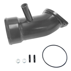 Wehrli 17-19 Chevrolet 6.6L L5P Duramax 3.5in Intake Horn w/PCV Port - WCFab Grey - Corvette Realm