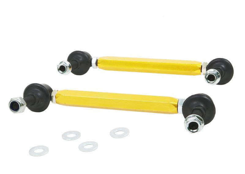 Whiteline Universal Swaybar Link Kit-Heavy Duty Adj Steel Ball w/ 10mm Ball/Ball - Corvette Realm