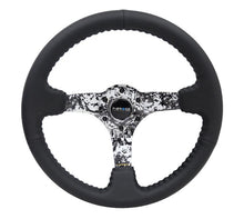 Load image into Gallery viewer, NRG Reinforced Steering Wheel (350mm / 3in. Deep) Blk Leather w/Hydrodipped Digi-Camo Spokes - Corvette Realm