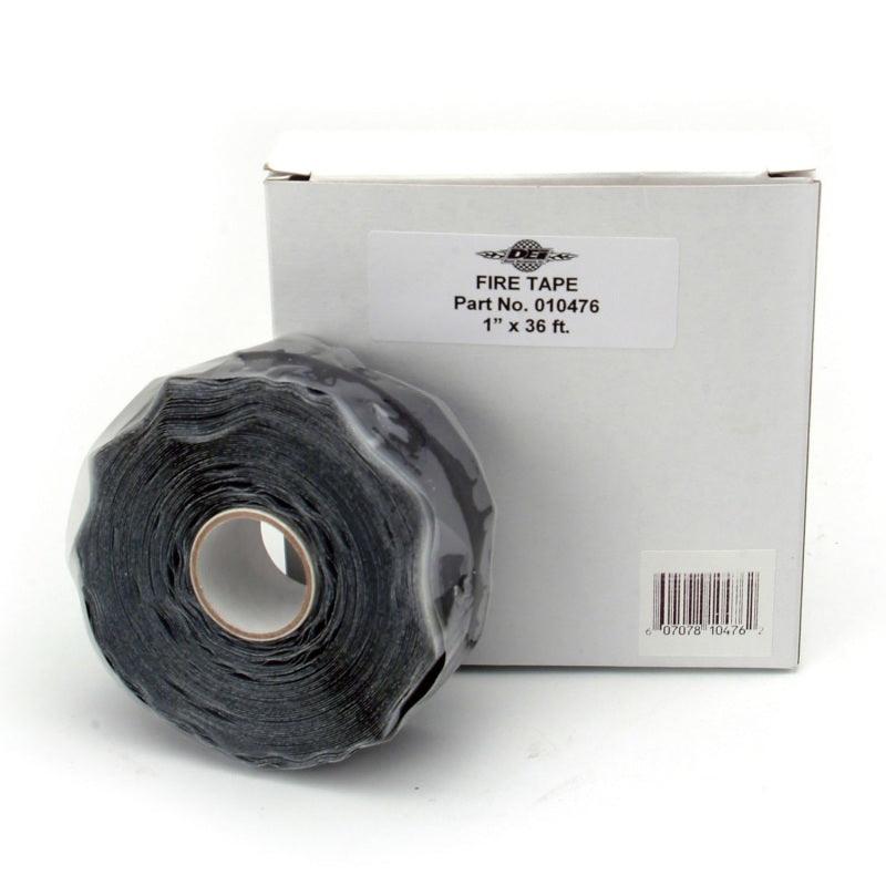 DEI Fire Tape 1in x 36ft Roll - Self Vulcanizing Tape - Black - Corvette Realm