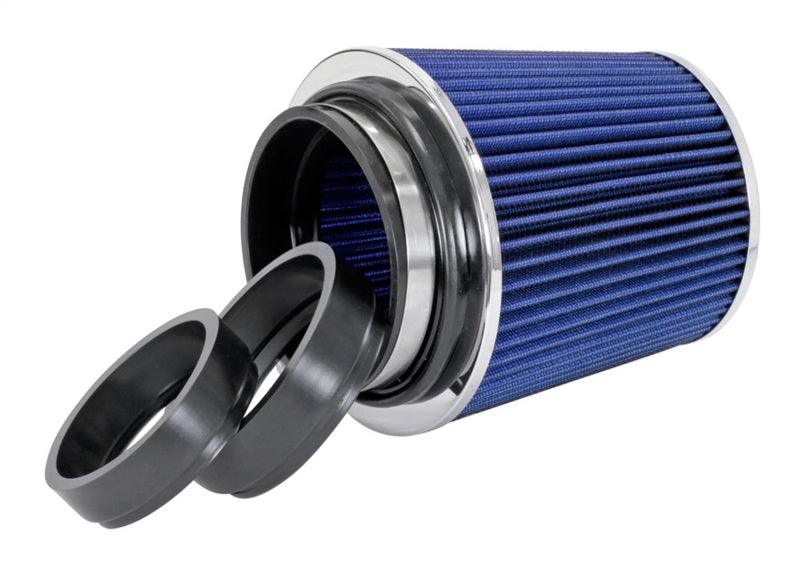 Spectre Adjustable Conical Air Filter 5-1/2in. Tall (Fits 3in. / 3-1/2in. / 4in. Tubes) - Blue - Corvette Realm